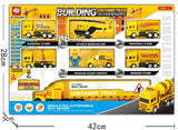 Building Container Truck Pull Back Set
