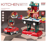 2in1 Kitchen with Sports Car Multi Function 34pcs