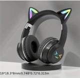 BT-035 Lucky Cat Light-up Headphone